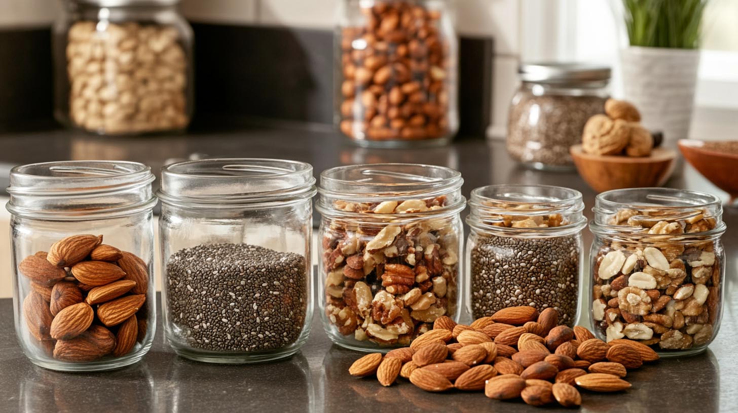 Nüsse und Samen als Snack